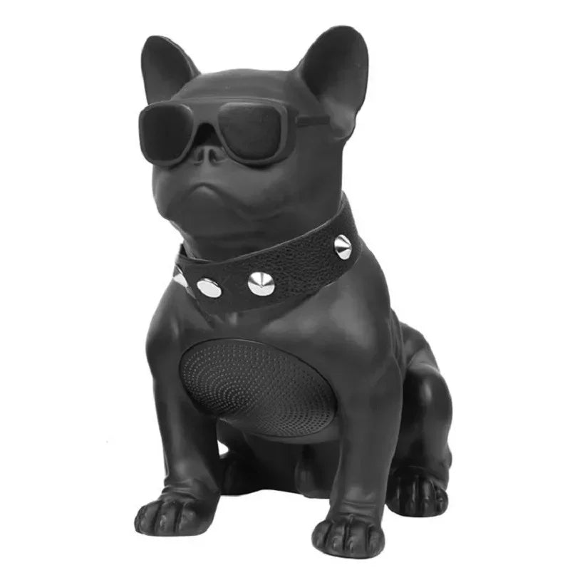 Portable Bulldog Bluetooth Speaker - 3D Surround Sound, Boombox Bass, Radio Function, TF Card Compatible, Super Subwoofer Wireless Speaker
