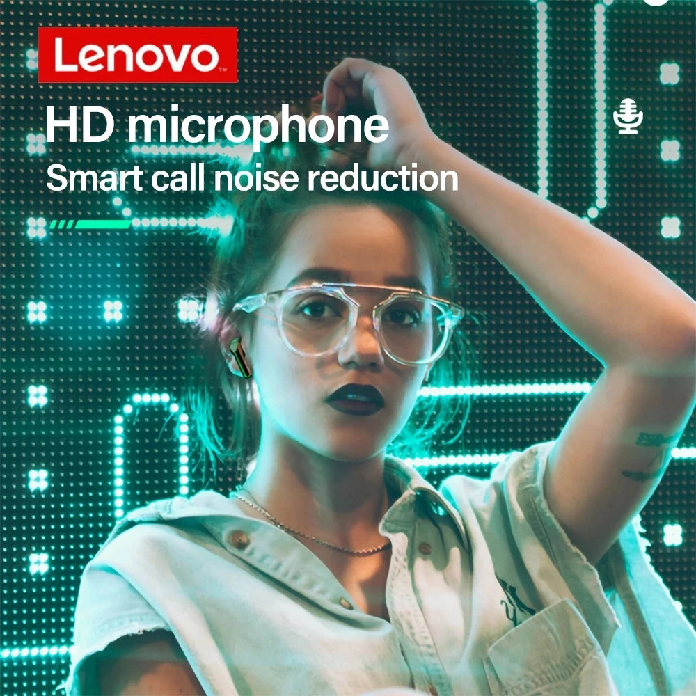 Lenovo GM5 Sports Headset - Bluetooth 5.0, Wireless TWS Gaming Earbuds with Low Latency, Microphone & HIFI Sound Quality