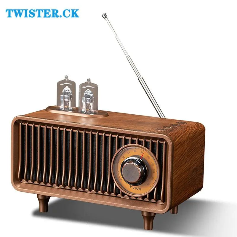 Retro FM Radio Wireless Bluetooth Speaker with Subwoofer, High-Quality Sound, Supports Memory Card and U Disk, Portable Indoor MP3 Speaker Ideal for Home Use