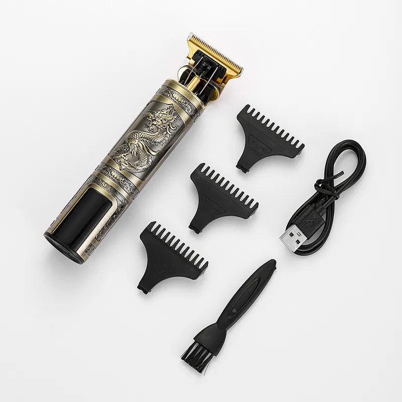 T9 Three-Speed Hair Clipper - Electric Shaver for Men - Perfect Gift for Boyfriend - Barbershop Grade Hair Trimming Machine