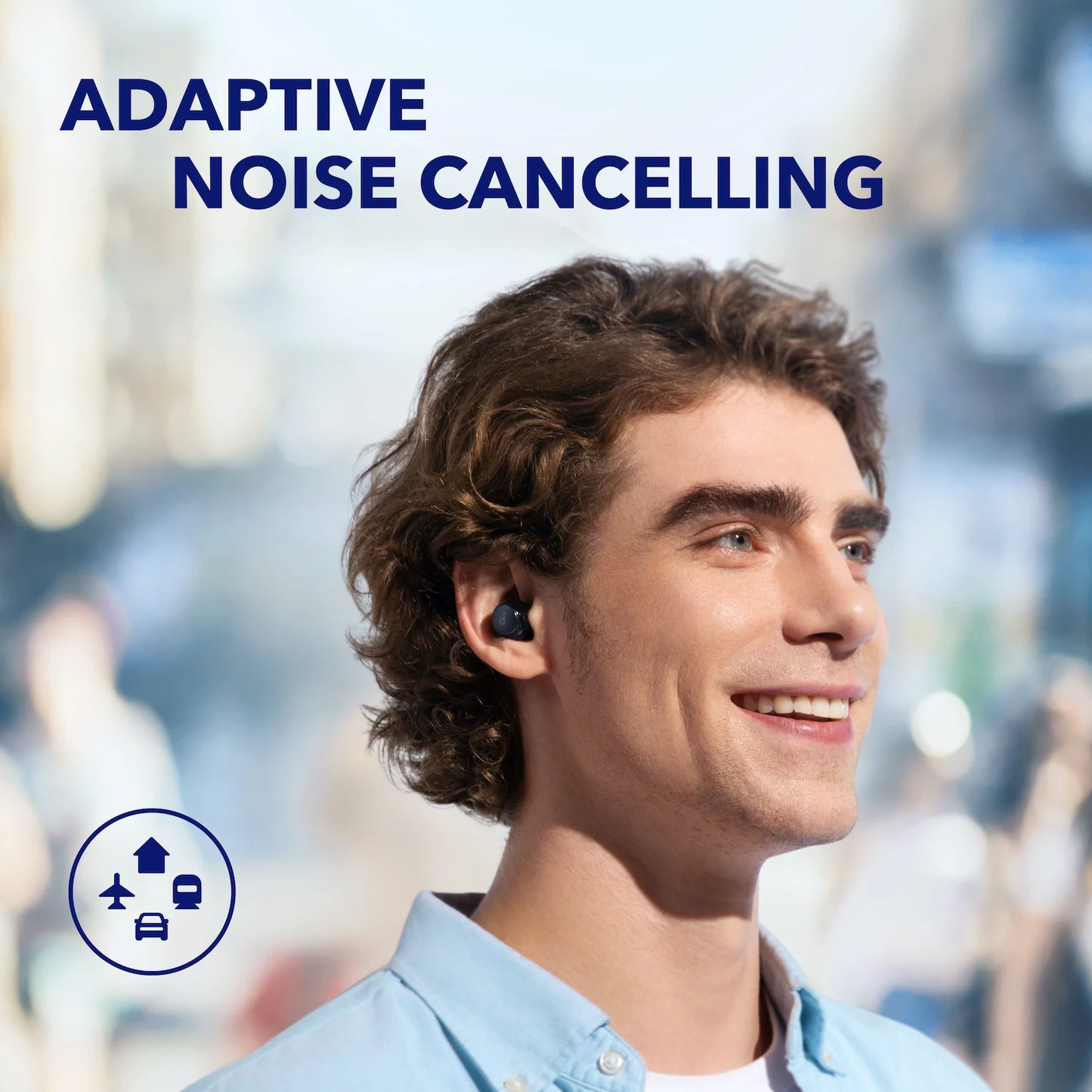 Soundcore Anker A40 Wireless Earbuds - Adaptive Noise Cancellation, Superior Sound Quality, Long 50-Hour Battery Life, Comfort Fit