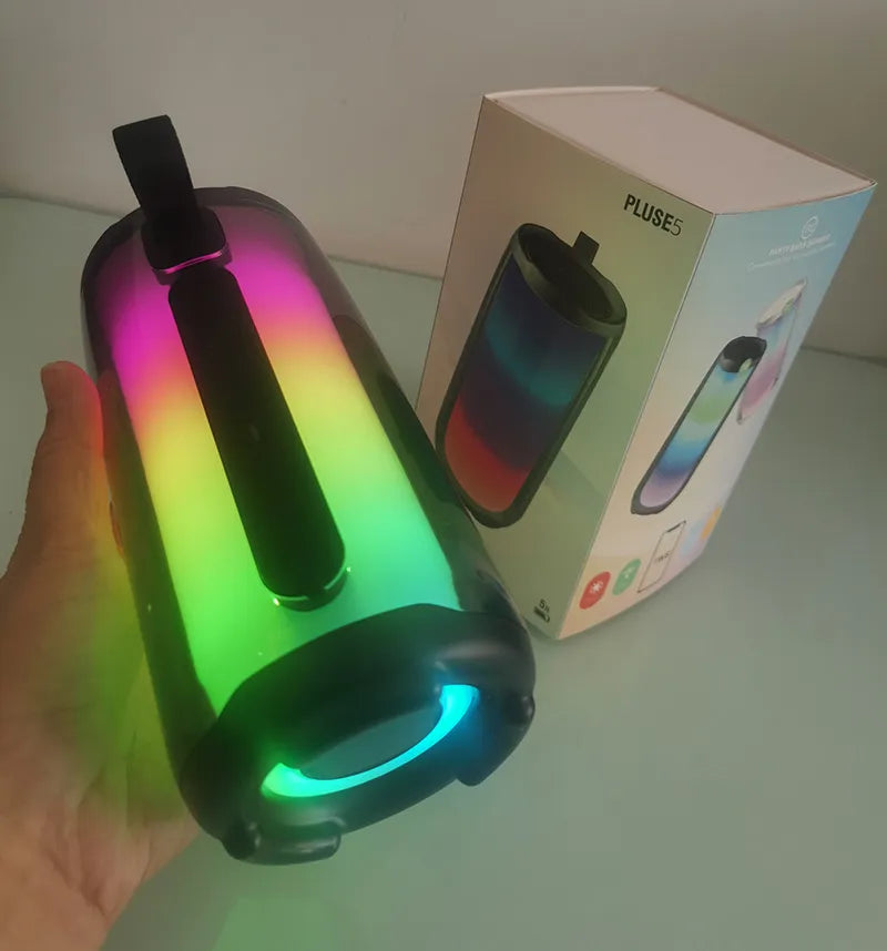 Portable Outdoor Waterproof Bluetooth Subwoofer, Stereo Hi-Fi Music Speaker with Noise Reduction & Vibrant Colors - Wireless Audio System