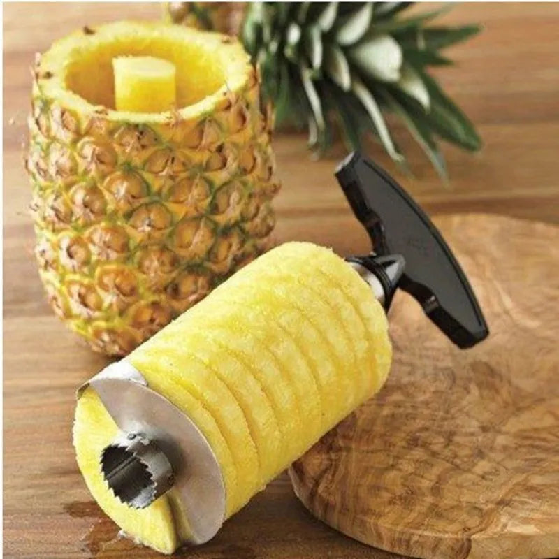 Stainless Steel Pineapple Slicer, Peeler, Cutter, and Parer Knife - Kitchen Fruit Tools for Cooking - Kitchen Accessories & Gadgets
