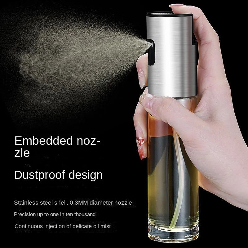 Multi-function Glass Oil Spray Pot for Cooking, High Pressure Baking, and Barbecue - Air Fryer Compatible Oil Sprayer Bottle