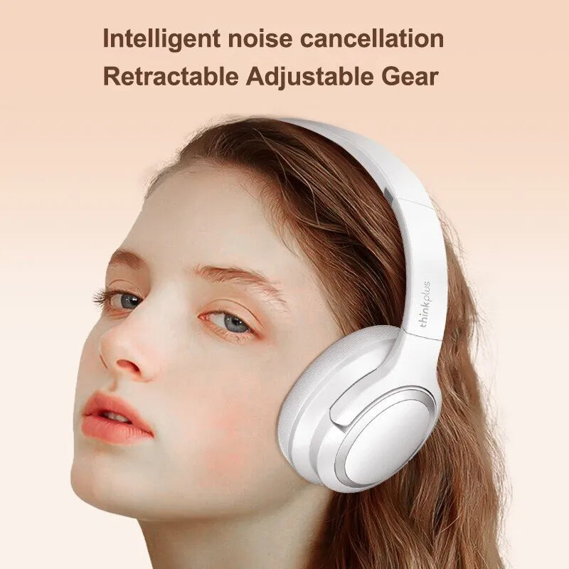 Lenovo TH40 Sports Headphones: Bluetooth Stereo, HiFi Gaming Headset with Mic & 400mAh, Wireless Earphones