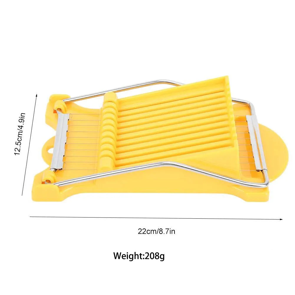 Stainless Steel Multi-Function Luncheon Meat Egg Cutter: Kitchen Gadget for Food, Banana, Cheese, and Strawberry Slicing