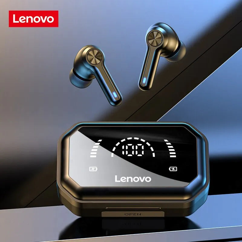 Lenovo LP3 Pro Bluetooth 5.0 Wireless Earphones, HIFI Music Gaming Headset with 1200mAh Battery- TWS Earbuds Display