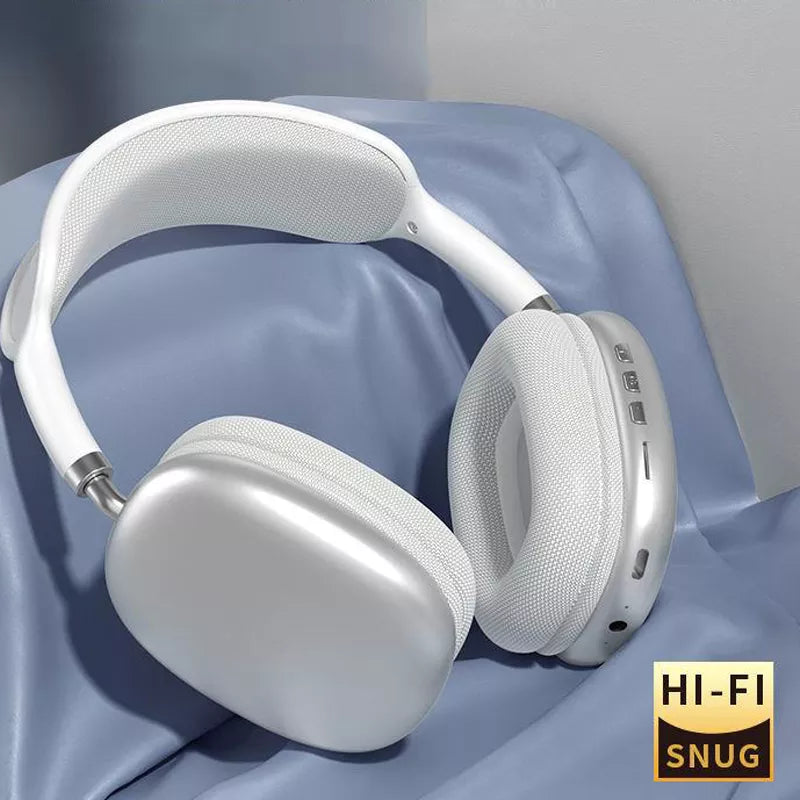 P9 Wireless Bluetooth Headphones with Noise-Cancelling Mic, Stereo Sound, Sports and Gaming Earphones, TF Card Support