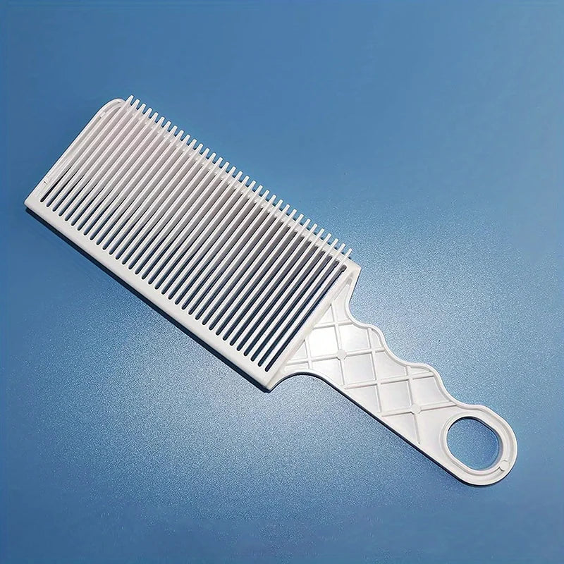Single Men's Hairdressing Tool - Flat Spade Shape Cutting Comb, Perfect for Oil-based Gradual Trimming Hairstyles