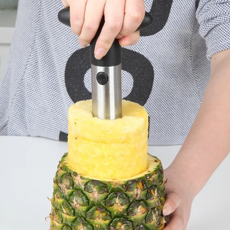 Stainless Steel Pineapple Slicer, Peeler, Cutter, and Parer Knife - Kitchen Fruit Tools for Cooking - Kitchen Accessories & Gadgets