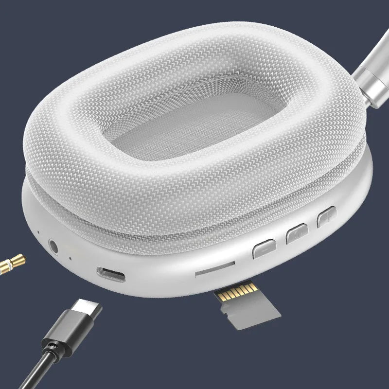 P9 Wireless Bluetooth Headphones with Noise-Cancelling Mic, Stereo Sound, Sports and Gaming Earphones, TF Card Support