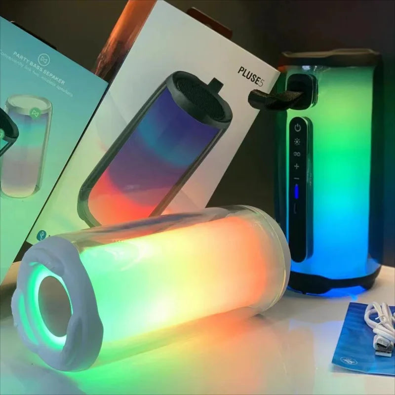 Portable Outdoor Waterproof Bluetooth Subwoofer, Stereo Hi-Fi Music Speaker with Noise Reduction & Vibrant Colors - Wireless Audio System