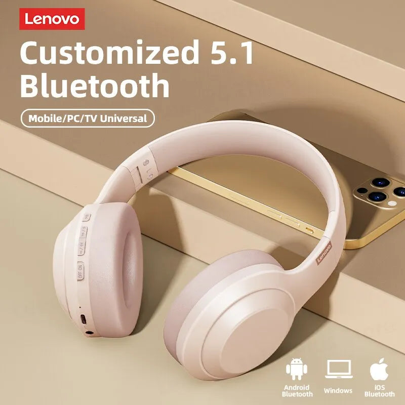 Lenovo Thinkplus TH10 TWS Bluetooth Stereo Headphones with Mic - Ideal for iPhone, Samsung & Android Devices