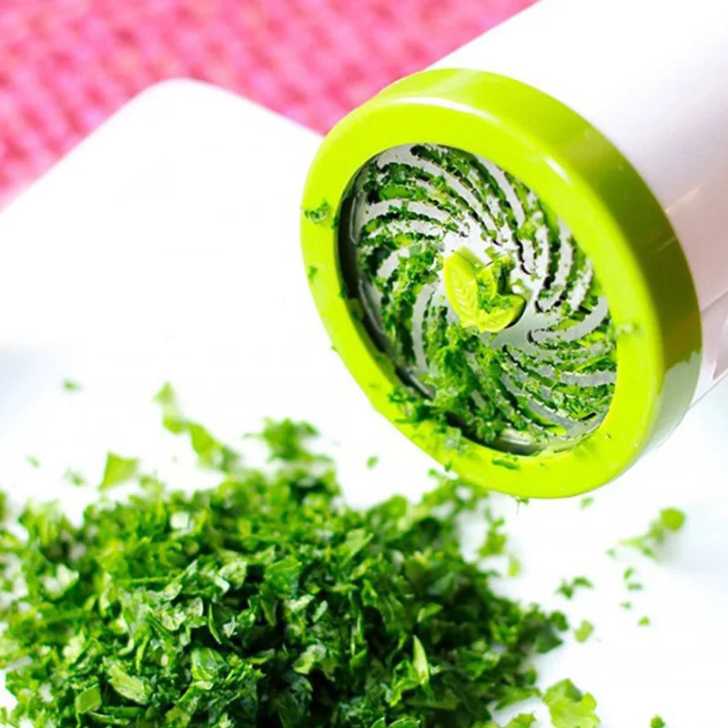 Manual Herb Grinder Spice Mill Parsley Shredder Chopper Vegetable Cutter Coriander Mincer Chili and Cilantro