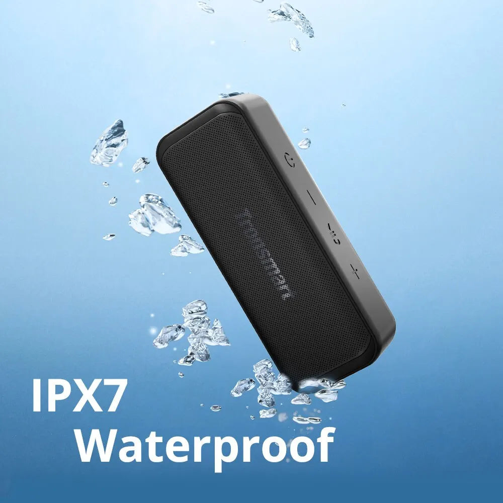 Tronsmart T2 Mini 2023 Outdoor Portable Bluetooth Speaker with IPX7 Waterproof Rating, 24H Playtime, and Micro SD Support