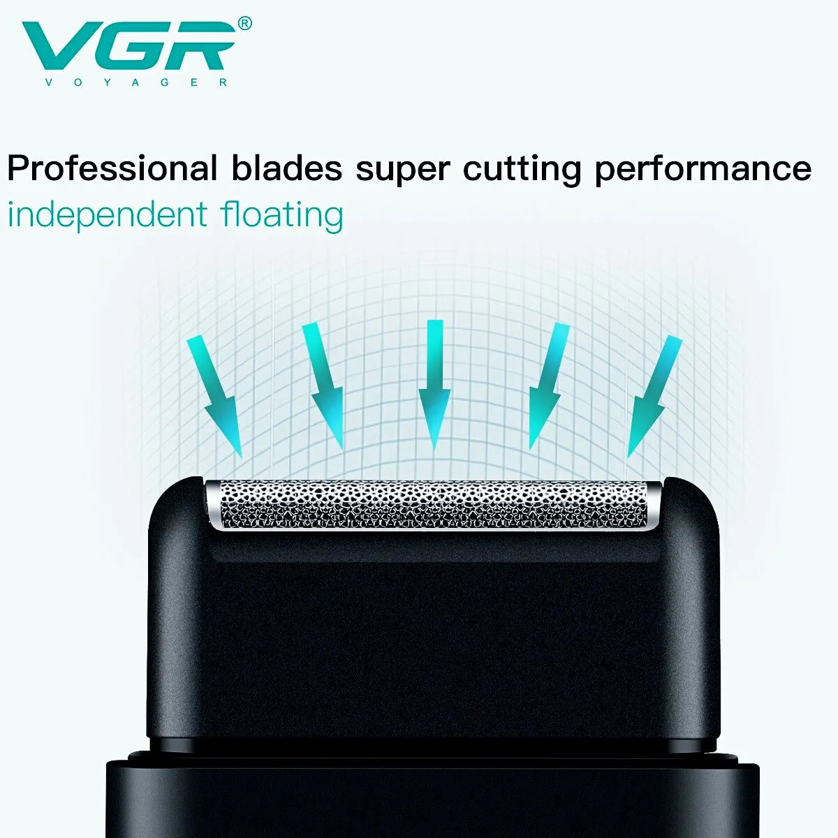 VGR V-390 Professional Electric Shaver and Beard Trimmer - Portable, USB Chargeable Mini Shaving Machine for Men