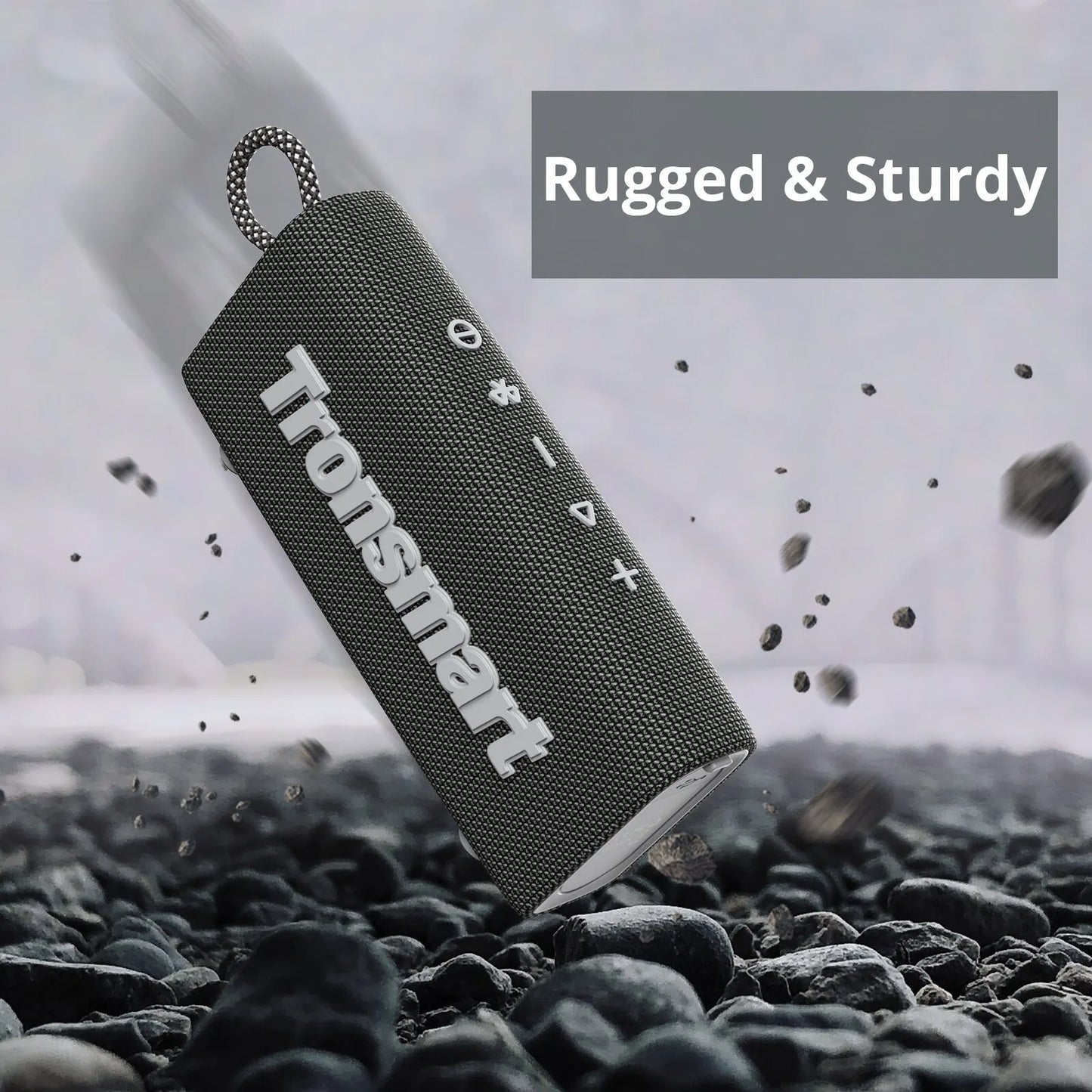 Tronsmart Trip Waterproof Bluetooth Speaker with Dual-Drivers and True Wireless Stereo for Outdoor Use