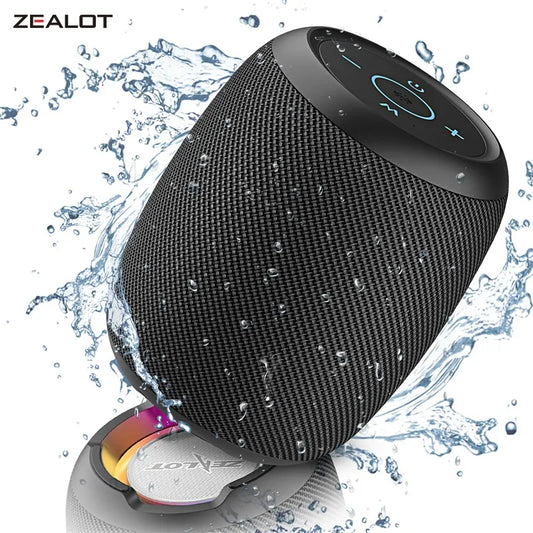 ZEALOT S53 Portable Bluetooth Speaker with 10W Power, 10 Hour Playback, and 4400Mah Battery Capacity