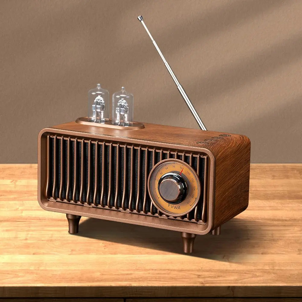 Retro FM Radio Wireless Bluetooth Speaker with Subwoofer, High-Quality Sound, Supports Memory Card and U Disk, Portable Indoor MP3 Speaker Ideal for Home Use