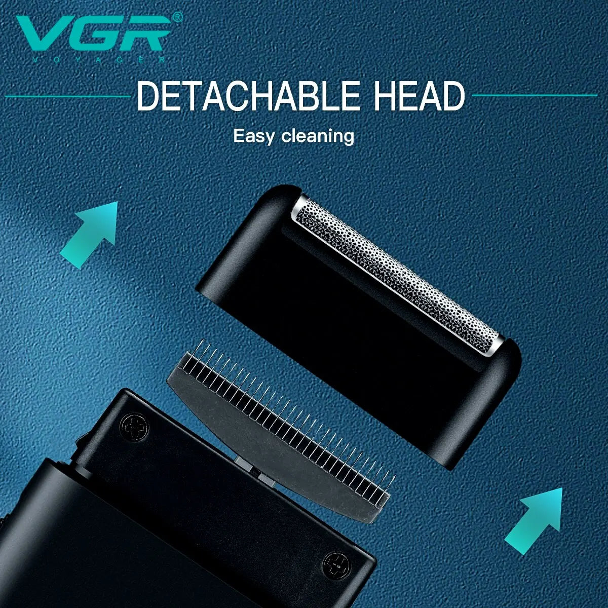 VGR V-390 Professional Electric Shaver and Beard Trimmer - Portable, USB Chargeable Mini Shaving Machine for Men