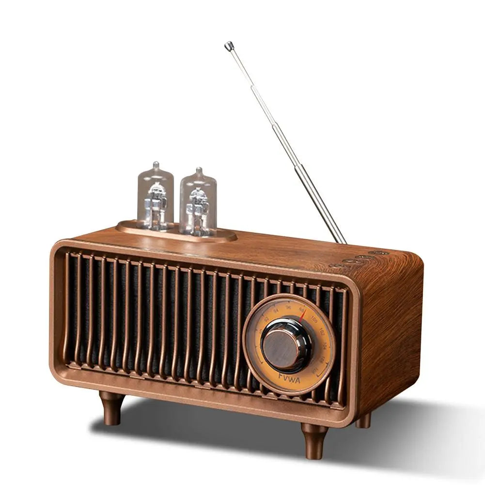 Retro FM Radio Wireless Bluetooth Speaker with Subwoofer, High-Quality Sound, Supports Memory Card and U Disk, Portable Indoor MP3 Speaker Ideal for Home Use