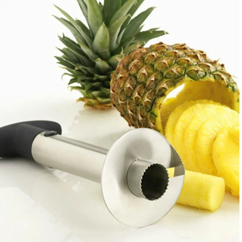 Stainless Steel Pineapple Slicer, Peeler, Cutter, and Parer Knife - Kitchen Fruit Tools for Cooking - Kitchen Accessories & Gadgets