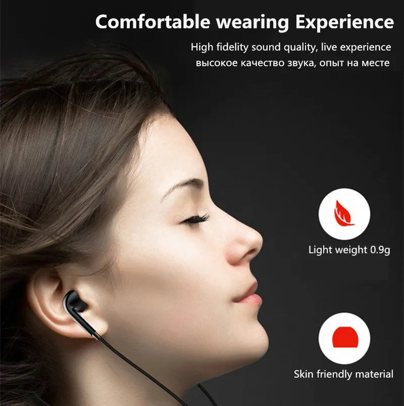 OLAF 3.5mm Wired Headphones: In-Ear Bass Stereo Earbuds with Microphone and Sports In-line Control - Perfect for Phones