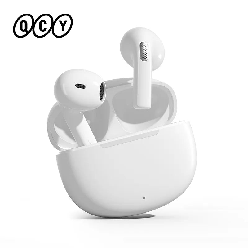 QCY T20 TWS Bluetooth 5.3 Wireless Earbuds - Low Latency, HIFI Sound, 13mm Driver, Quad-Microphone ENC for HD Calls